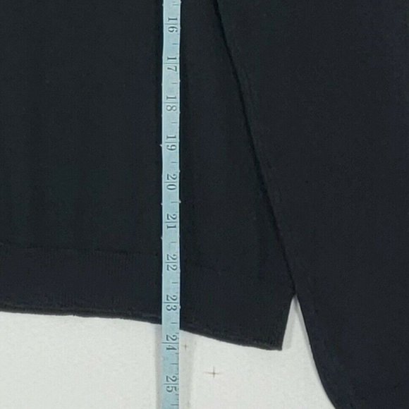 Ultra Flirt Knit Sweater Long Sleeve NOPE Funny Emoji Black - Picture 7 of 11